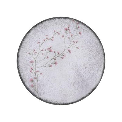 Conjunto 6 Pratos Rasos 25cm Porcelana Floralis Tramontina