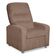 Poltrona Decorativa Do Papai Reclinável Confortável Suede - Lm Decor Cappuccino