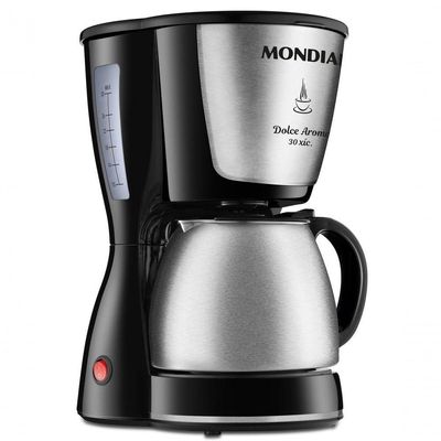 Cafeteira Elétrica Mondial C-37JI-30X 800W Preto Inox 220V