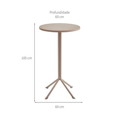 Mesa Bistrô Redonda Gávea Fendi