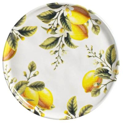 Jogo 12 Pratos De Sobremesa Bio Limonata 21,5cm Porto Brasil