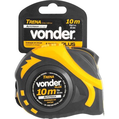 Trena Aco (R)10M X 25Mm Auto Trava Vonder Plus