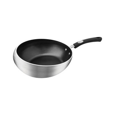 Frigideira Tramontina Profissional para Saltear em Aluminio Acabamento Externo Lixado com Revestimento Interno Antiadere