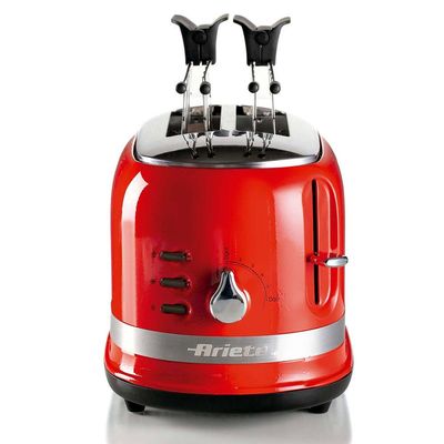 Torradeira elétrica Ariete 149 Moderna 6 níveis de tostagem vermelha 750w 220v