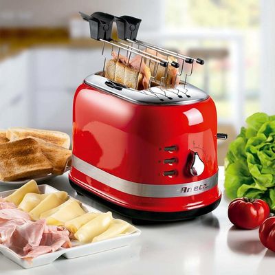 Torradeira elétrica Ariete 149 Moderna 6 níveis de tostagem vermelha 750w 220v