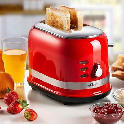 Torradeira elétrica Ariete 149 Moderna 6 níveis de tostagem vermelha 750w 220v