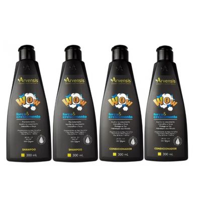 Kit Arvensis Wow Força e Crescimento Shampoo + Condicionador
