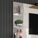 Painel Para Até 55'' Off White Com Damasco Intense - Lukaliam Móveis