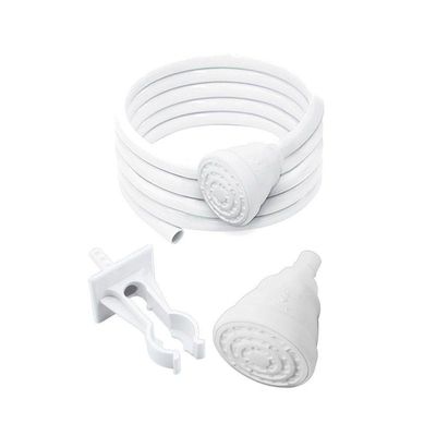 Chuveirinho Quick Fame Com Suporte E Mangueira De 2 Metros Branco