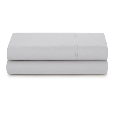 Lençol De Cima Avulso Minimal Liso Casal 01 Peça Malha 100% Algodão - Cinza