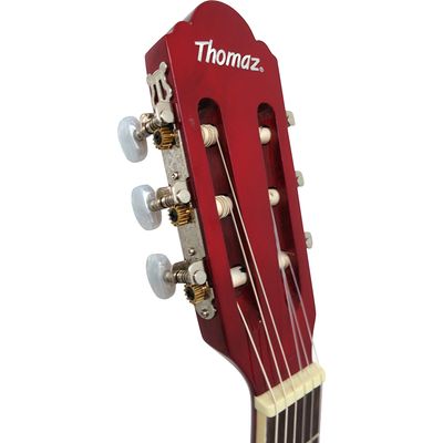 Violão Eletroacústico Kids de Nylon TCG 360 EQ Vermelho Thomaz