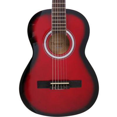 Violão Eletroacústico Kids de Nylon TCG 360 EQ Vermelho Thomaz