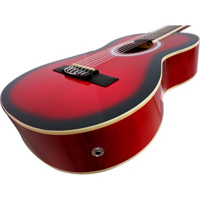 Violão Eletroacústico Kids de Nylon TCG 360 EQ Vermelho Thomaz