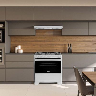 Depurador E Exaustor De Ar Slim 80 Cm Branco Suggar 110V