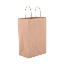 Sacola Kraft Zagarollo 18x10,5x27cm Parda