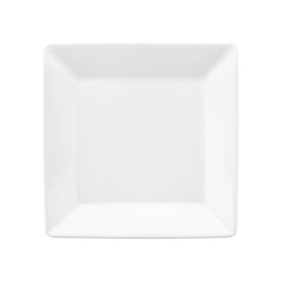 Prato de Sobremesa Oxford Quartier White Porcelana Branco