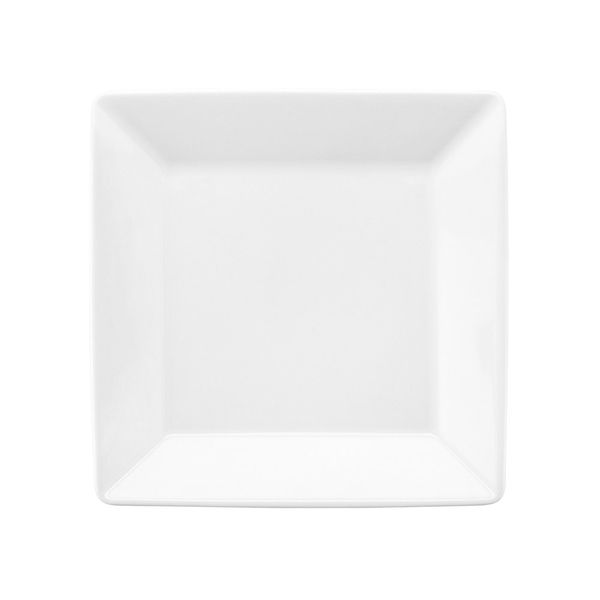 Prato de Sobremesa Oxford Quartier White Porcelana Branco