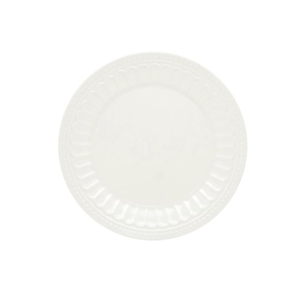 Prato de Sobremesa Le Olvero de Melamina Branco 23cm