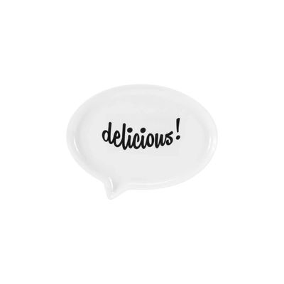 Mini Travessa de Melamina Le Delicious de Plástico Oval 16cm 1 Peça