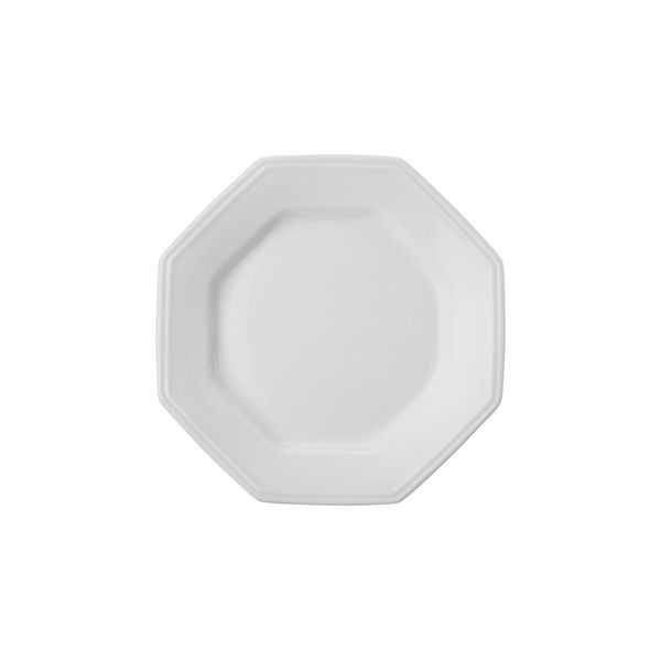 Prato de Sobremesa Schmidt em Porcelana Prisma Branco