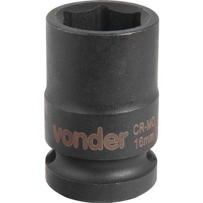 Soquete Sextavado De Impacto Enc 1-2" 16mm Aço Cromo Vonder