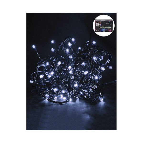 Micro Lâmpada Grillo 8 Funções Branca com Fio Verde 4,3m 220V Micro Lâmpada Grillo 8 Funções Branca com Fio Verde 4,3m 220V