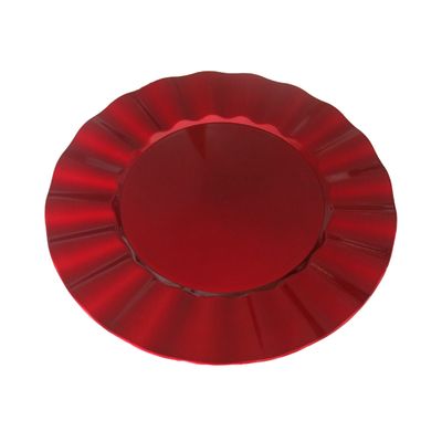 Sousplat de Plástico Le Natal Ball Vermelho 33cm