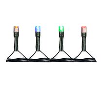 Pisca Led DeA 100 Lâmpadas Luz Colorida 8 Funções com Fio Verde 220V 8m