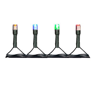 Pisca Led DeA 100 Lâmpadas Luz Colorida 8 Funções com Fio Verde 220V 8m