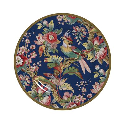 Prato de Sobremesa Alleanza Coleção Prata Fênix 19,5cm