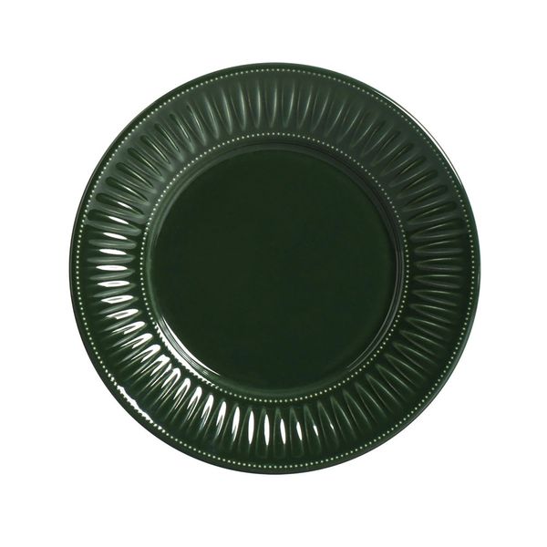 Prato de Sobremesa Porto Brasil Daisy Botânico em Cerâmica Verde Prato de Sobremesa Porto Brasil Daisy Botânico em Cerâmica Verde