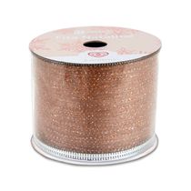 Fita de Natal Le Rosé Gold 6cmx2m - Item Sortido
