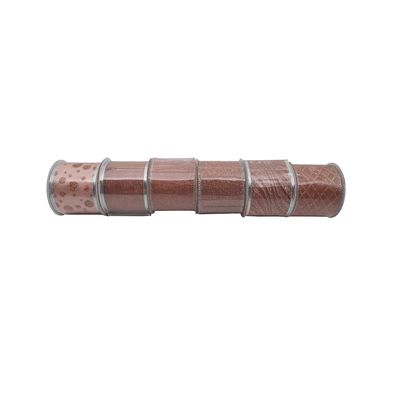 Fita de Natal Le Rosé Gold 6cmx2m - Item Sortido