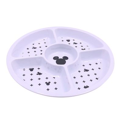 Pestiqueira de Melamina Le com 5 Divisórias Mickey Snacks