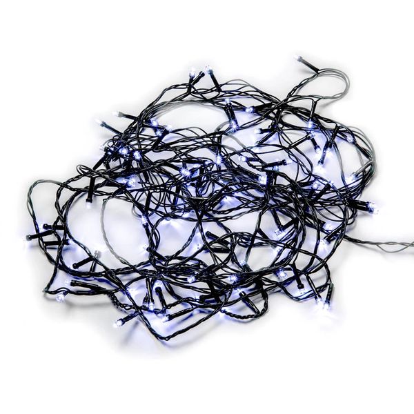 Pisca Led DeA 100 Lâmpadas 127V 8 Funções Fio Verde 8m Branco Pisca Led DeA 100 Lâmpadas 127V 8 Funções Fio Verde 8m Branco