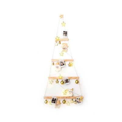 Árvore de Natal Rústica de Madeira D&A 1,30cm