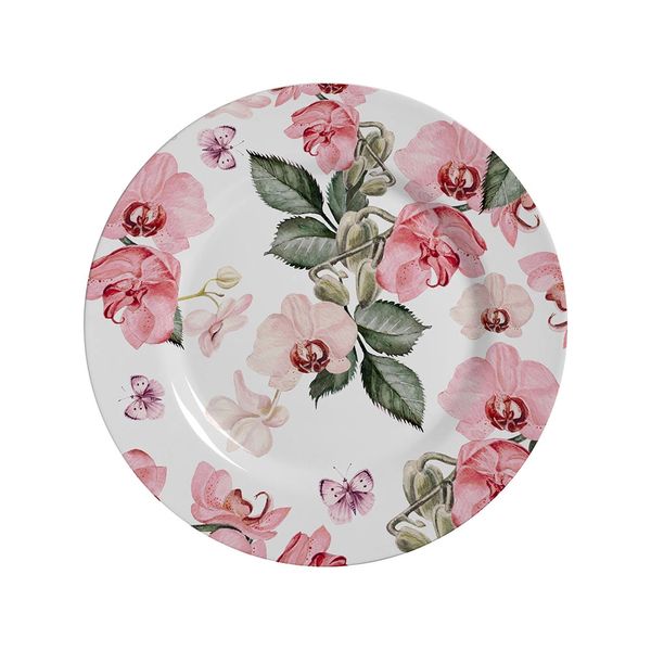 Prato de Sobremesa em Cerâmica Alleanza Encanto 19,5cm Prato de Sobremesa em Cerâmica Alleanza Encanto 19,5cm