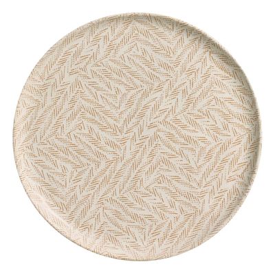 Prato Raso em Cerâmica Porto Brasil Bio Stoneware Luar 27,5cm