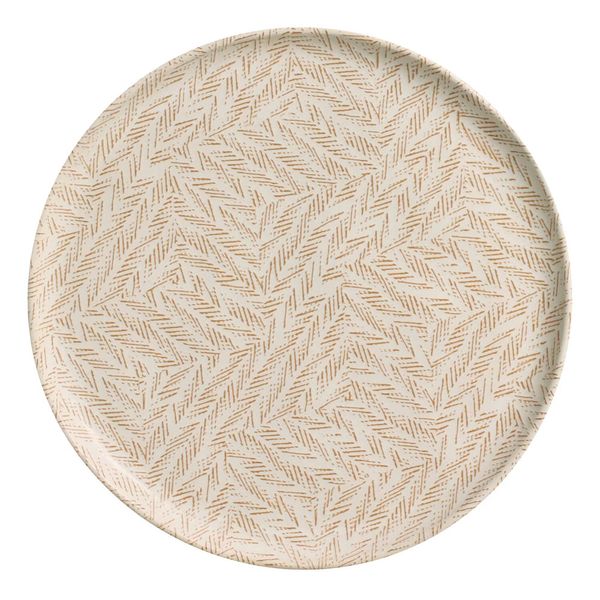 Prato Raso em Cerâmica Porto Brasil Bio Stoneware Luar 27,5cm