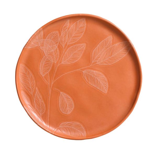 Prato de Sobremesa em Cerâmica Porto Brasil Bio Stoneware Agreste 21,5cm