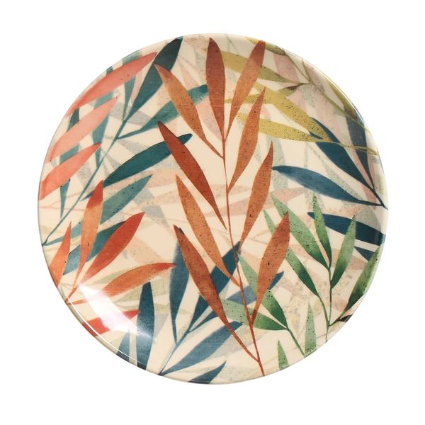 Prato de Sobremesa em Cerâmica Porto Brasil Coup Cróton 20,5cm Prato de Sobremesa em Cerâmica Porto Brasil Coup Cróton 20,5cm