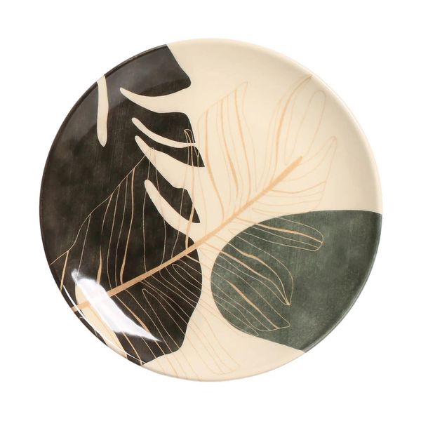 Prato de Sobremesa em Cerâmica Porto Brasil Coup Life 20,5cm Prato de Sobremesa em Cerâmica Porto Brasil Coup Life 20,5cm