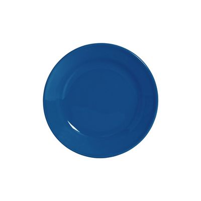 Prato de Sobremesa em Cerâmica Scalla Standard Azul 20,5cm