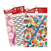 Kit Embalagem Cromus Clip Strip Estampa Feminina 35x54cm