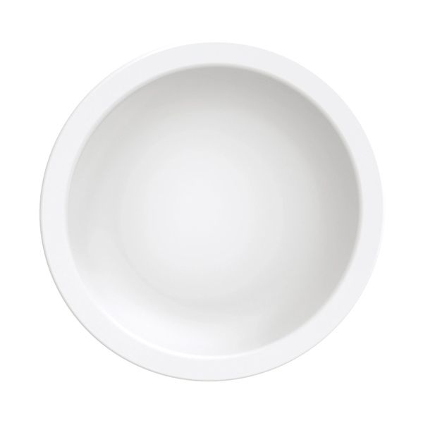 Prato de Sobremesa Tramontina Porcelana Paola Branco 21cm