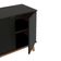 Aparador Kappesberg 4 Portas 3d Preto Fosco 180cm