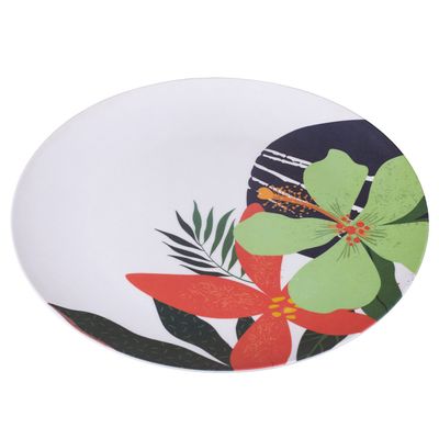 Prato Raso Cazza Bali em Melamina Branco