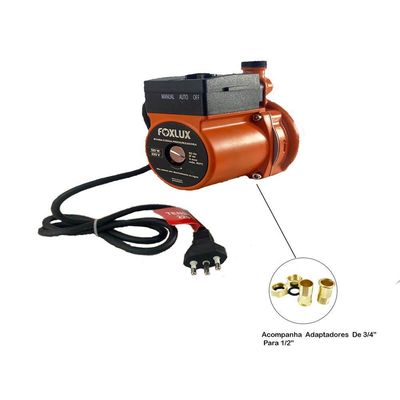 Bomba D'Água Pressurizadora 120W Foxlux 220V