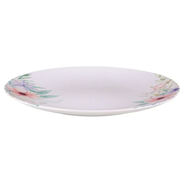 Prato Raso Tramontina Floratta em Porcelana Decorada 28cm Prato Raso Tramontina Floratta em Porcelana Decorada 28cm