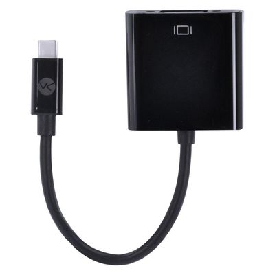 Adaptador Usb Tipo C X Vga Femea Full Hd 1080p 20cm - Achdmi-20